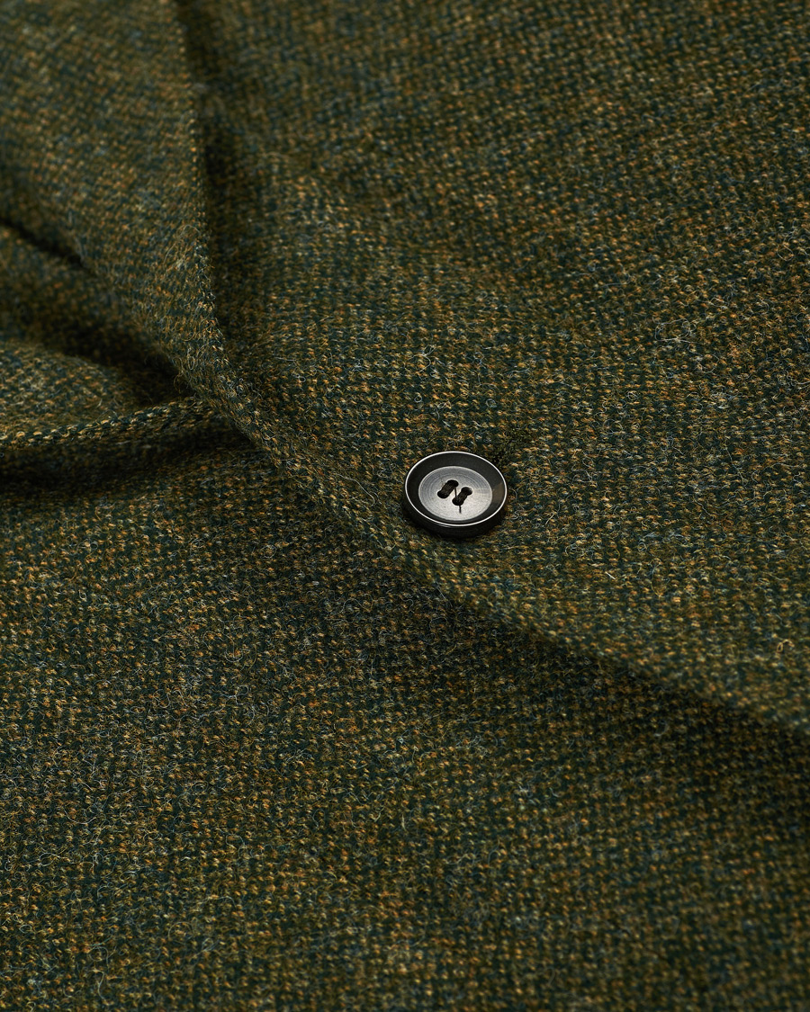 Herren | Jacken | Oscar Jacobson | Hector Moon Wool/Cotton Shirt Jacket Green