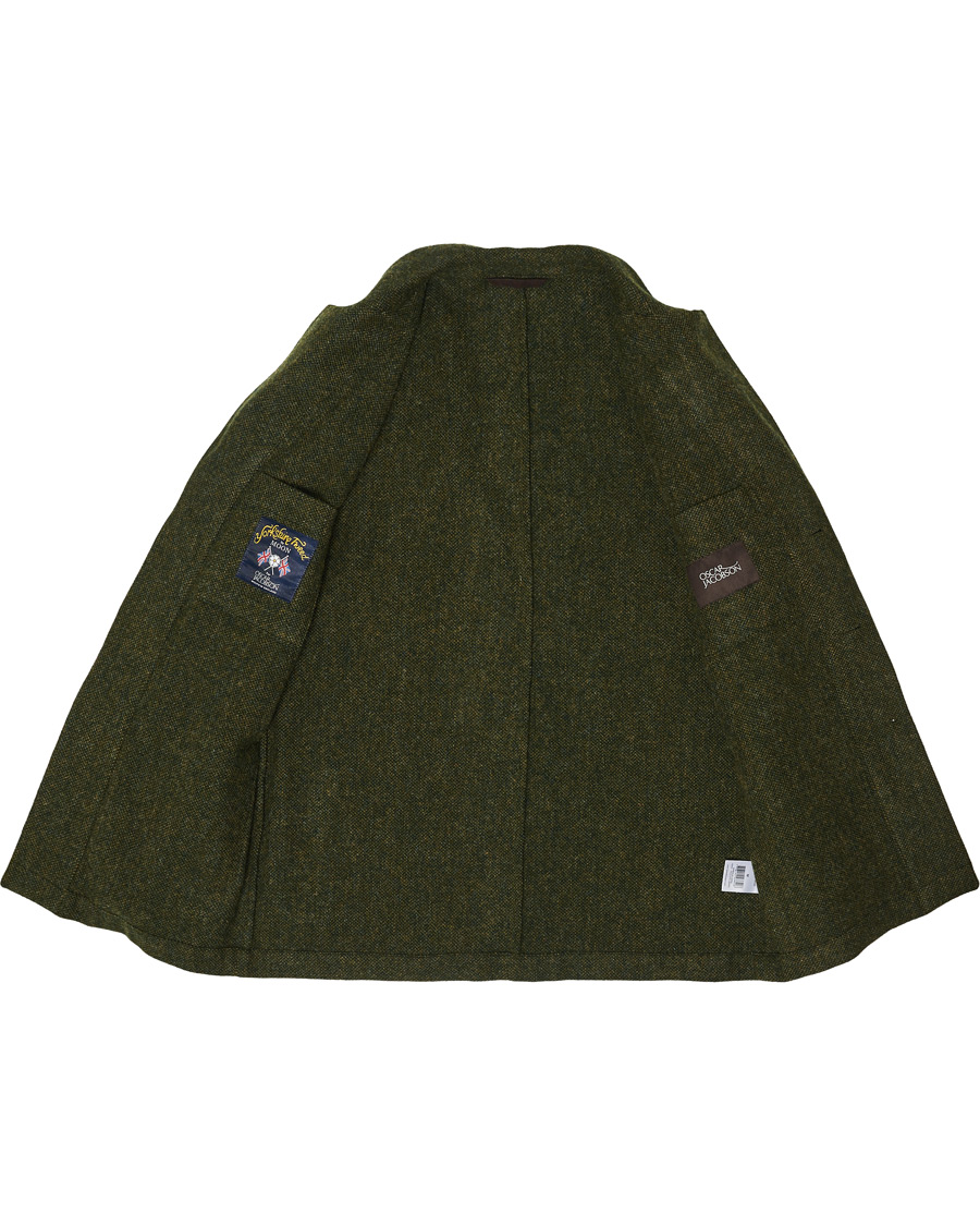 Herren | Jacken | Oscar Jacobson | Hector Moon Wool/Cotton Shirt Jacket Green