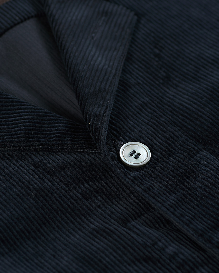 Herren | Jacken | Oscar Jacobson | Hampus Corduroy Shirt Jacket Navy