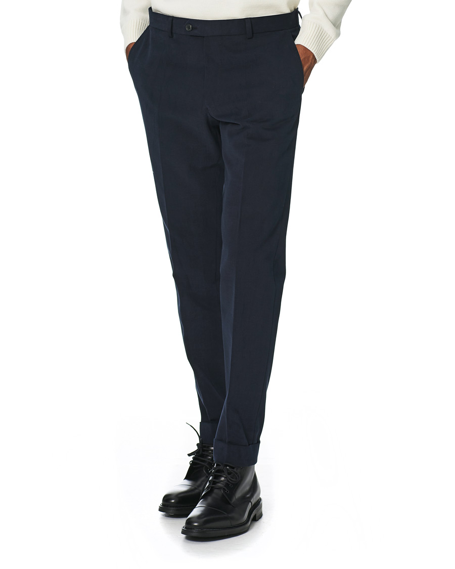 Herren | Hosen | Oscar Jacobson | Denz Turn Up Chinos Navy