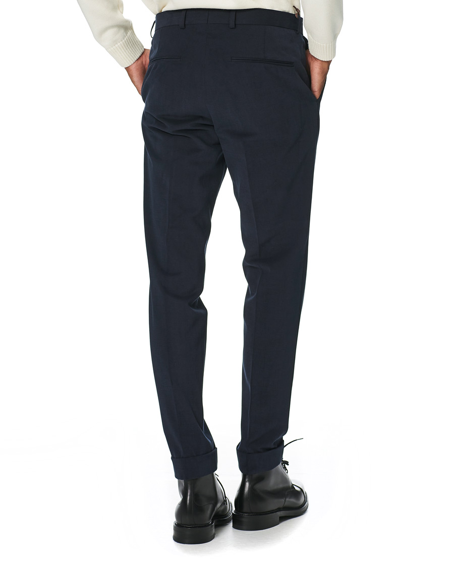 Herren | Hosen | Oscar Jacobson | Denz Turn Up Chinos Navy