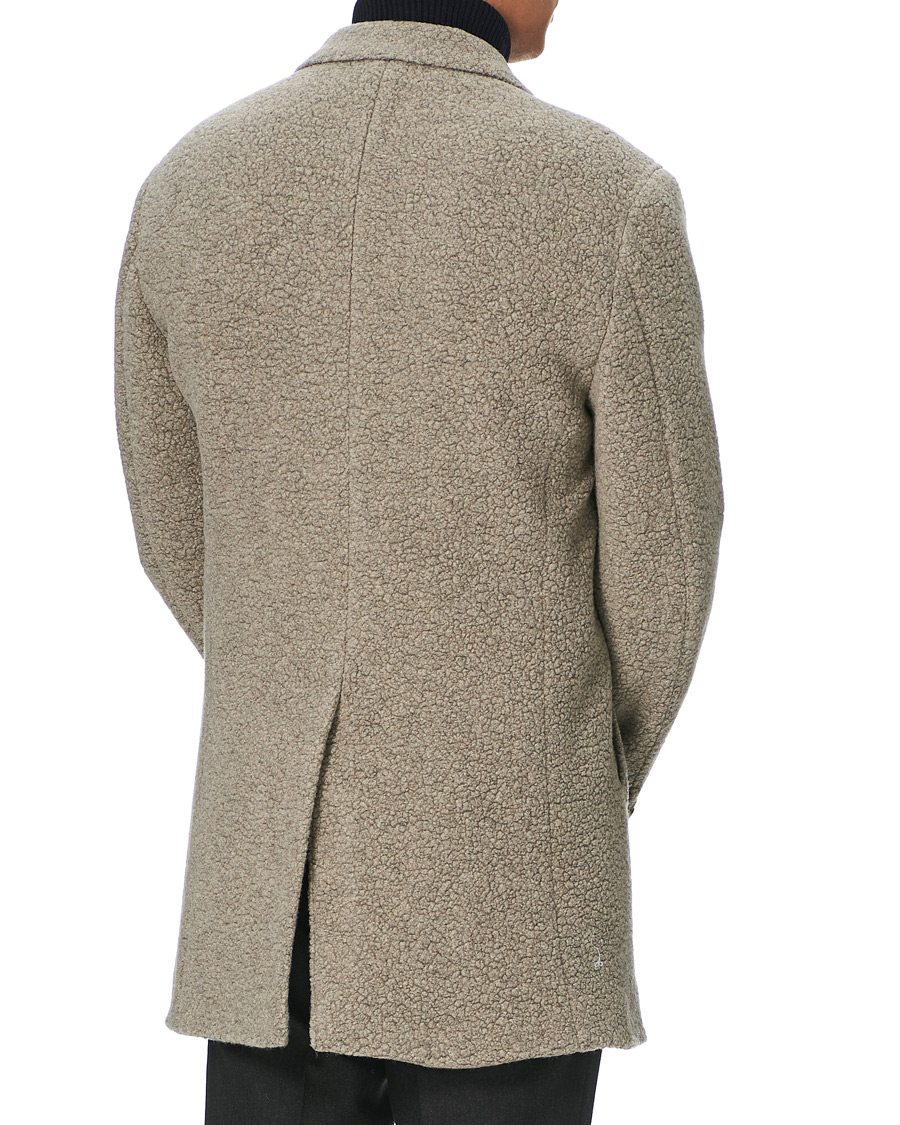 Herren | Jacken | Oscar Jacobson | Storvik Wool Terry Coat Creme