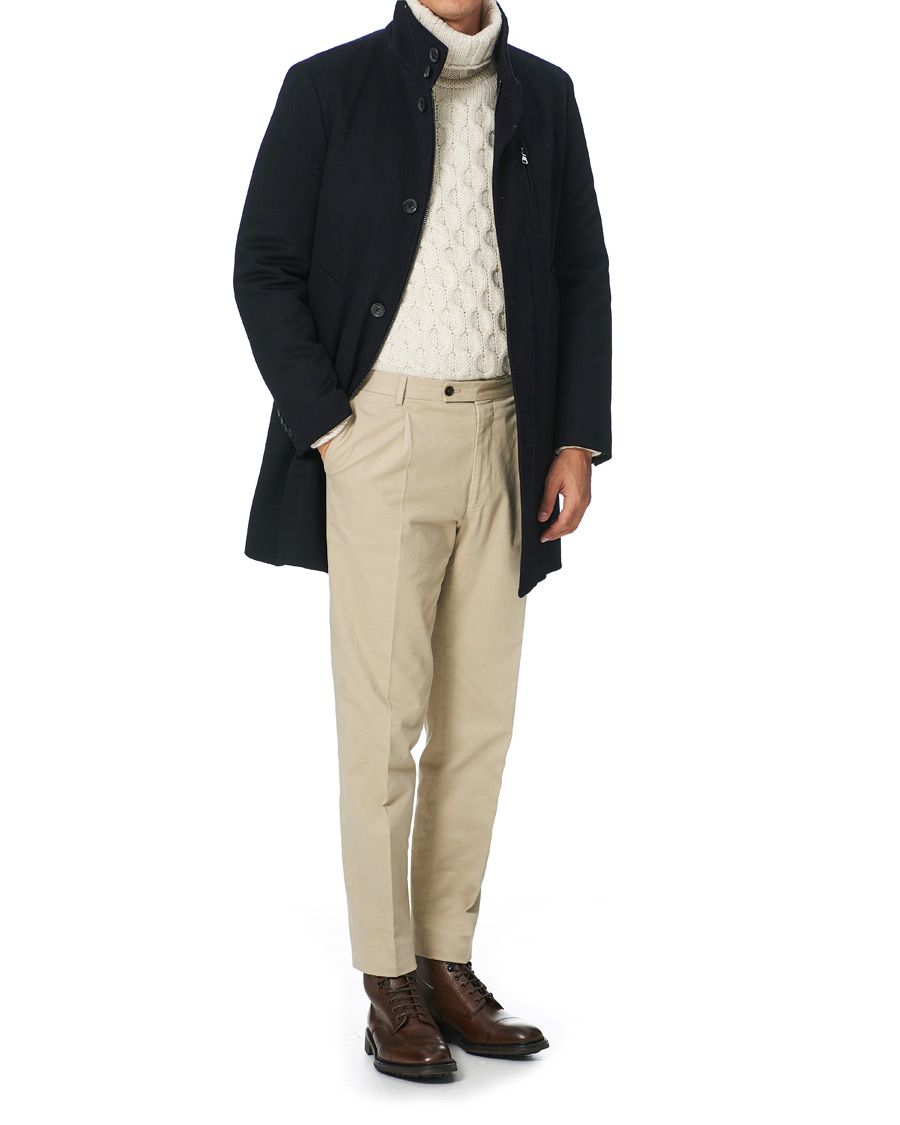 Herren | Jacken | Oscar Jacobson | Landon Loro Piana Jacket Navy