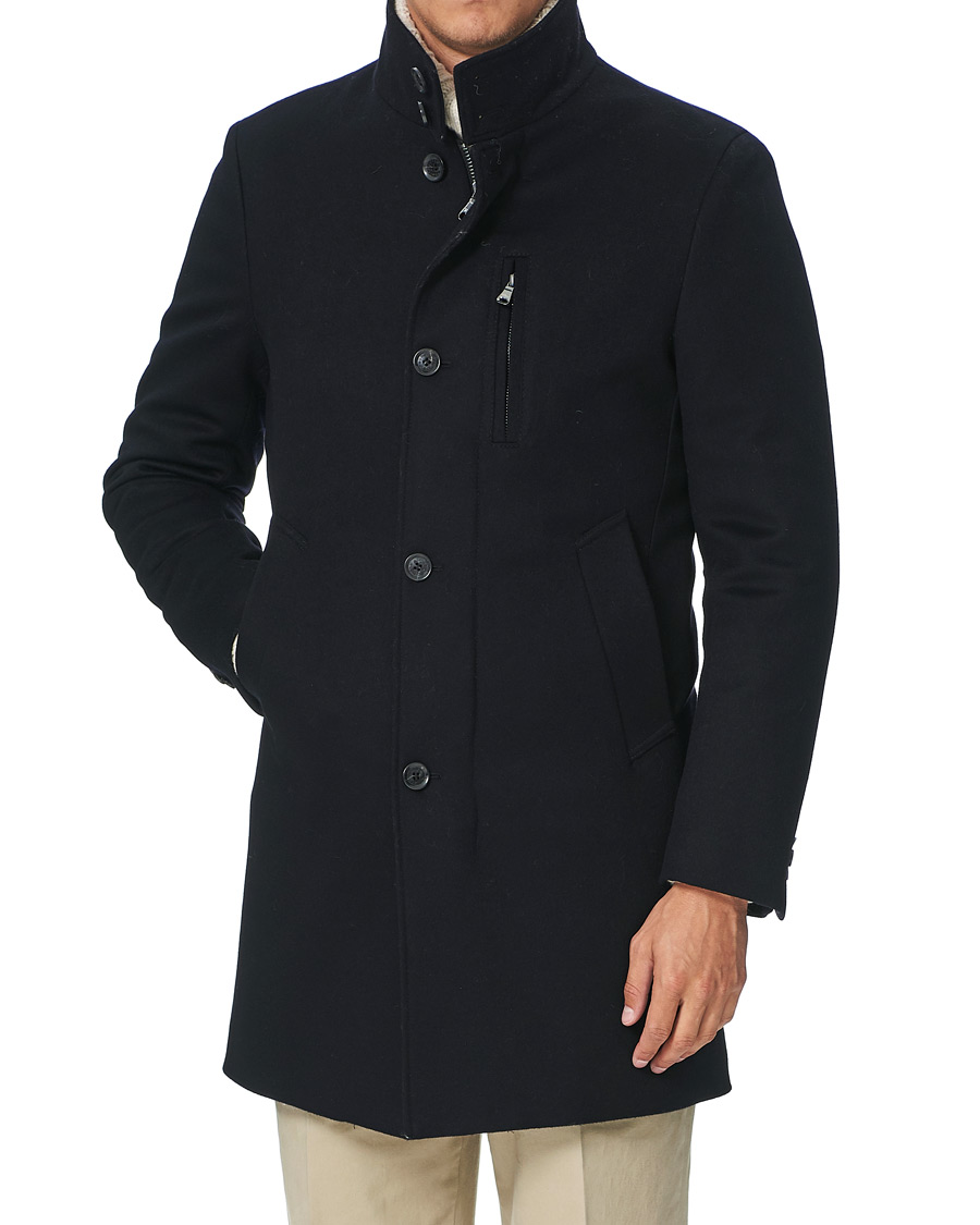Herren | Jacken | Oscar Jacobson | Landon Loro Piana Jacket Navy