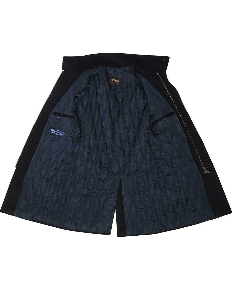 Herren | Jacken | Oscar Jacobson | Landon Loro Piana Jacket Navy