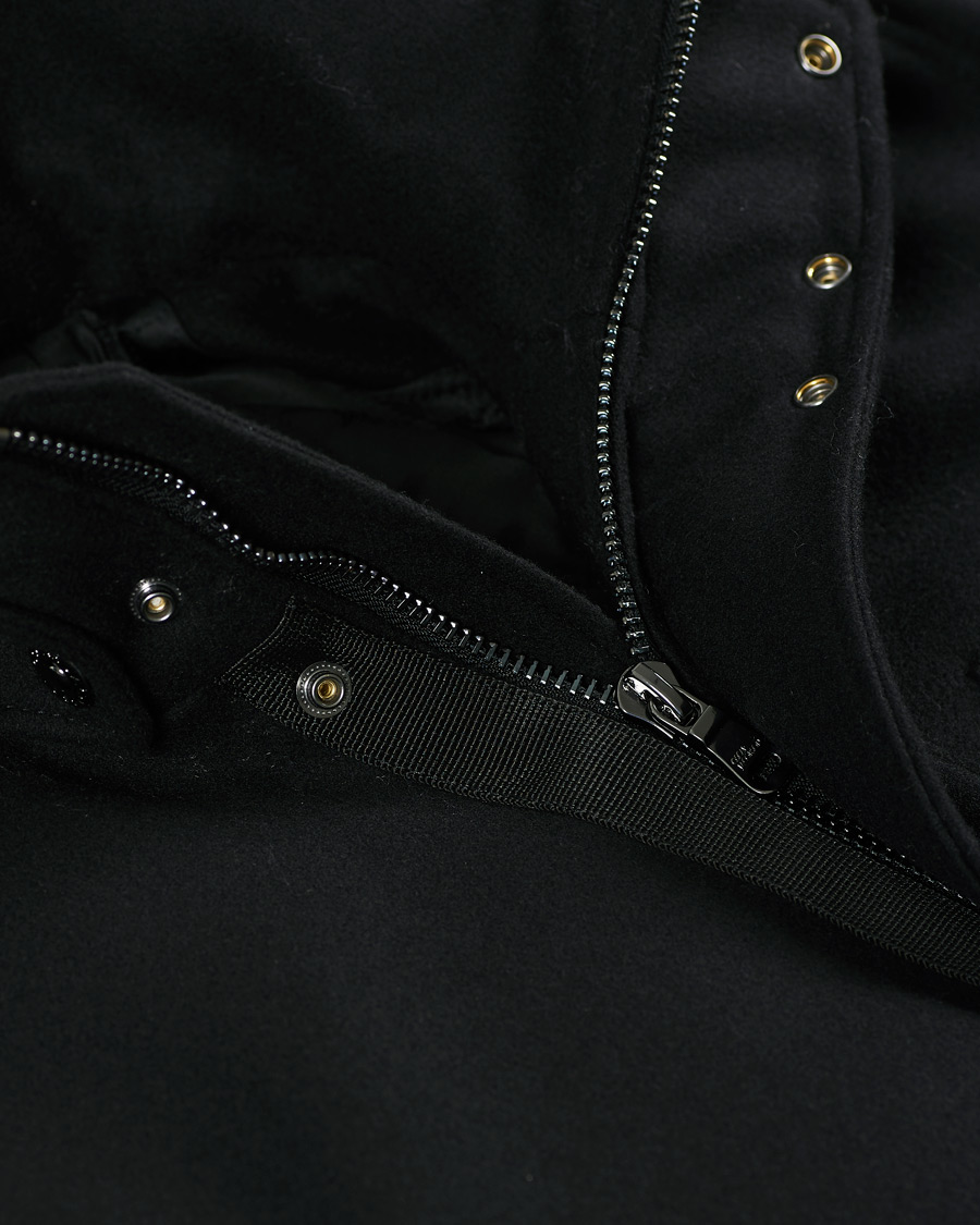 Herren | Jacken | Oscar Jacobson | Dammond Padded Wool Parka Black
