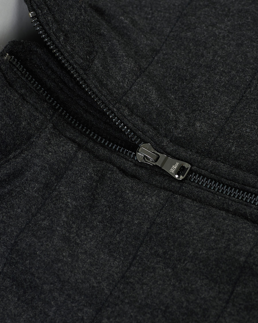 Herren | Jacken | Oscar Jacobson | Liner EVO Flannel Waistcoat Charcoal