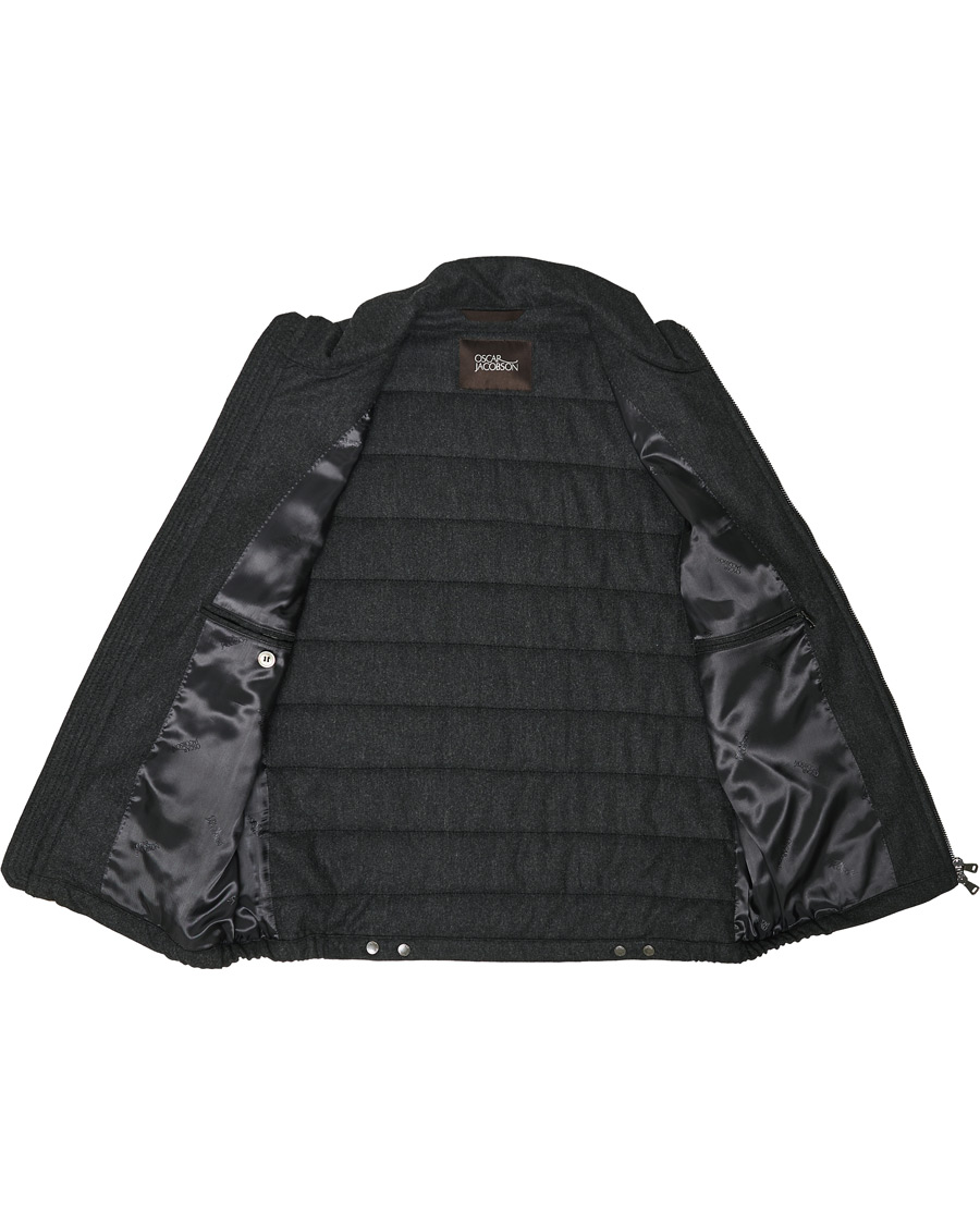 Herren | Jacken | Oscar Jacobson | Liner EVO Flannel Waistcoat Charcoal