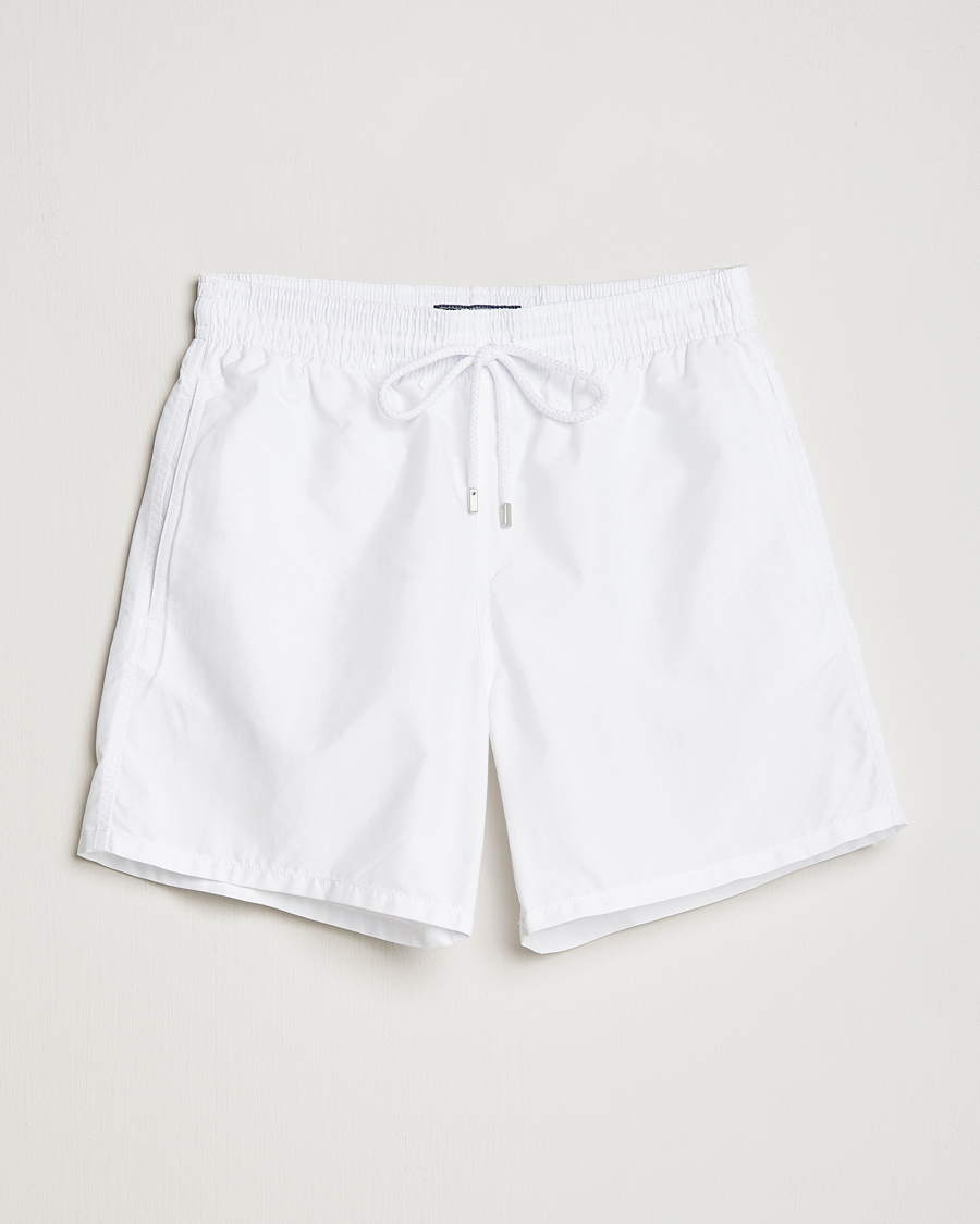 Herren | Badehosen | Vilebrequin | Moorea Swimshorts Blanc
