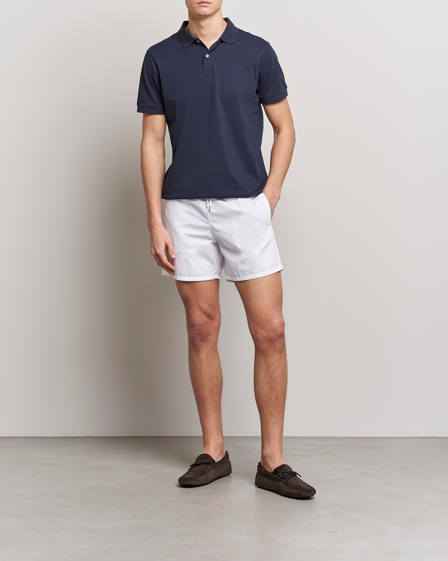 Herren | Badehosen | Vilebrequin | Moorea Swimshorts Blanc