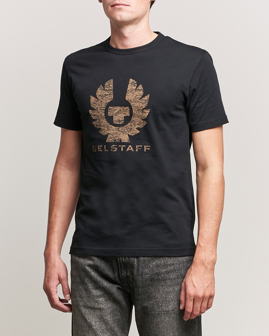 Herren | Schwartze t-shirts | Belstaff | Coteland Logo Crew Neck Tee Black