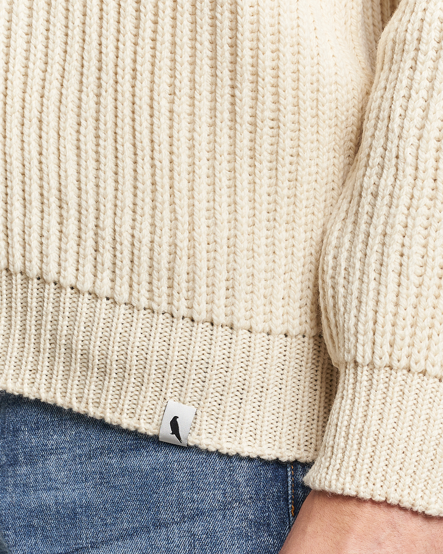Herren | Pullover | Peregrine | Wilkinson Ribbed Wool Cardigan Ecru