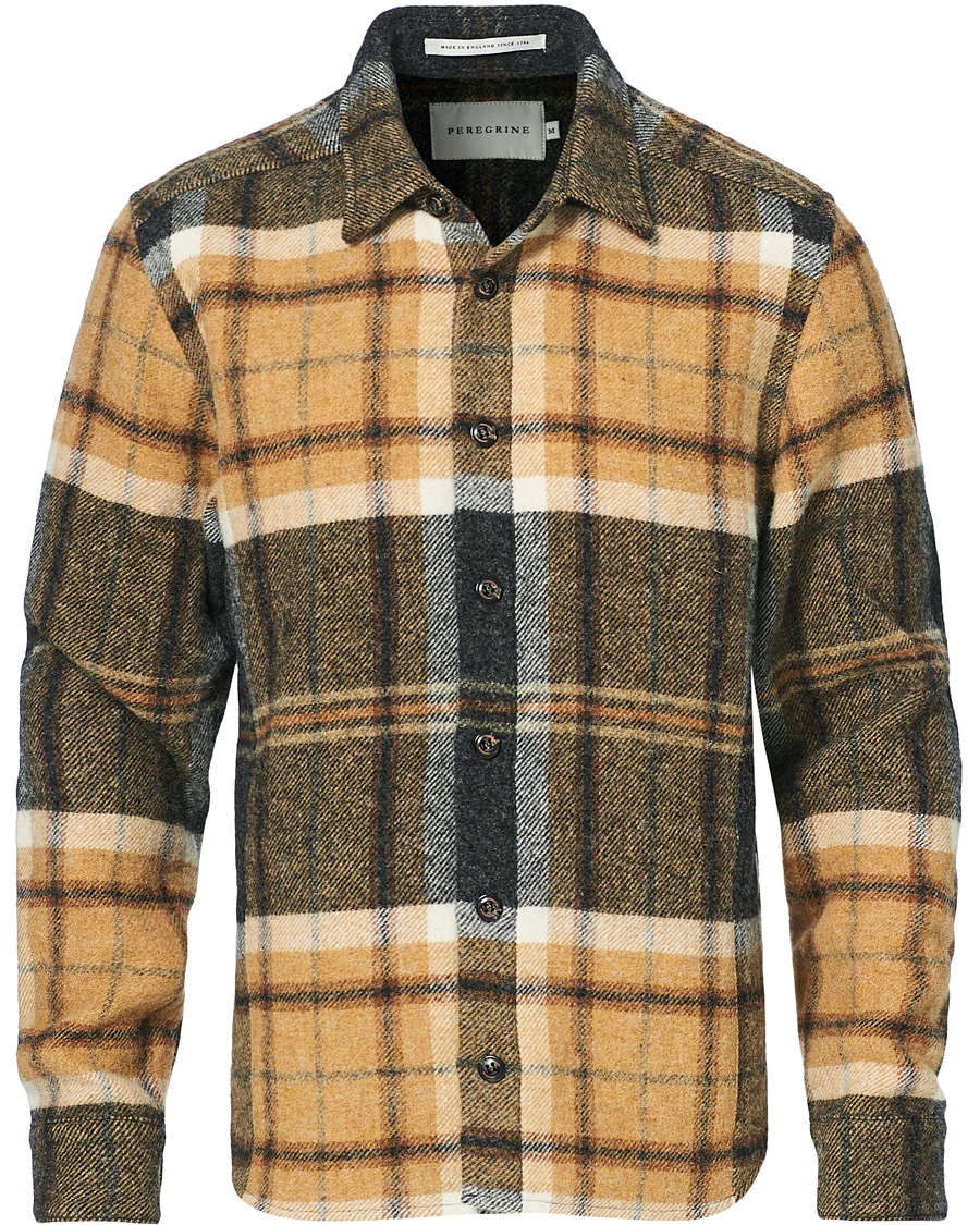 Herren | Hemden | Peregrine | Checked Wool Overshirt Barney