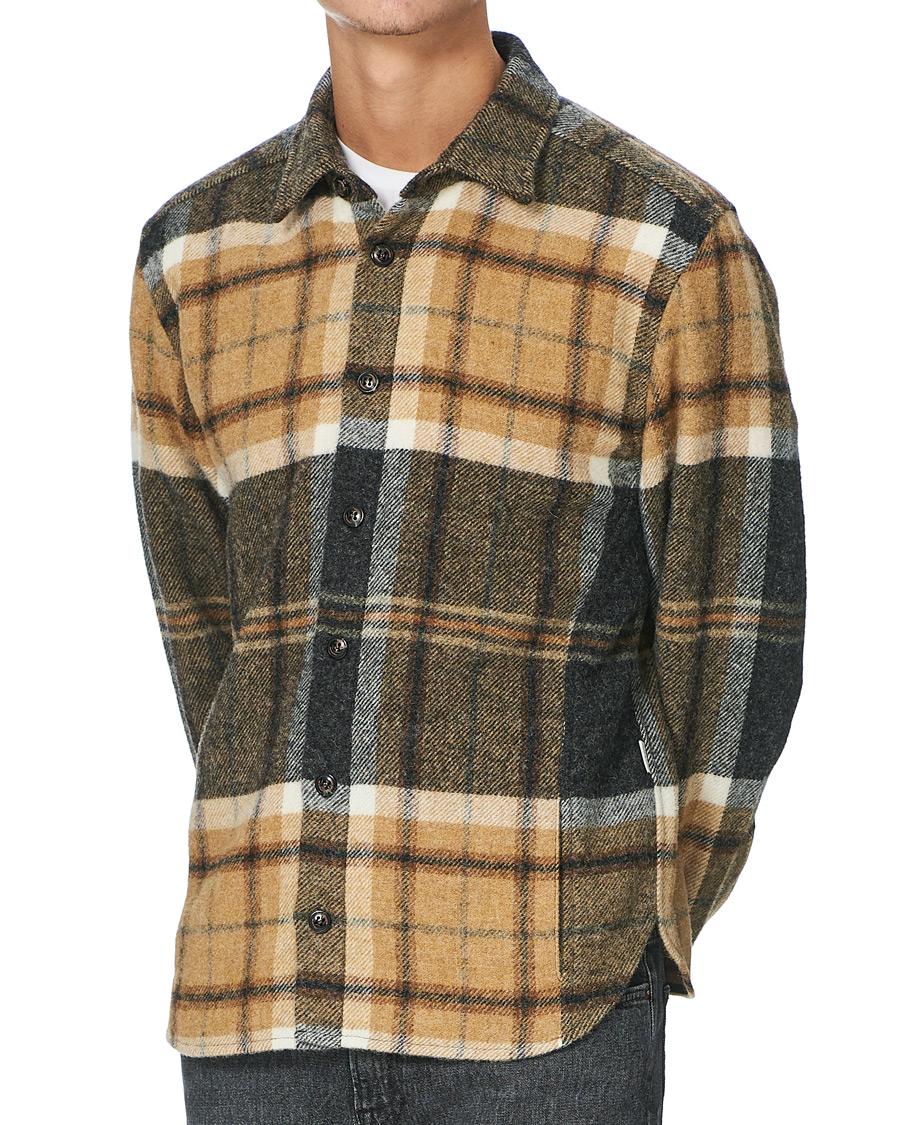 Herren | Hemden | Peregrine | Checked Wool Overshirt Barney