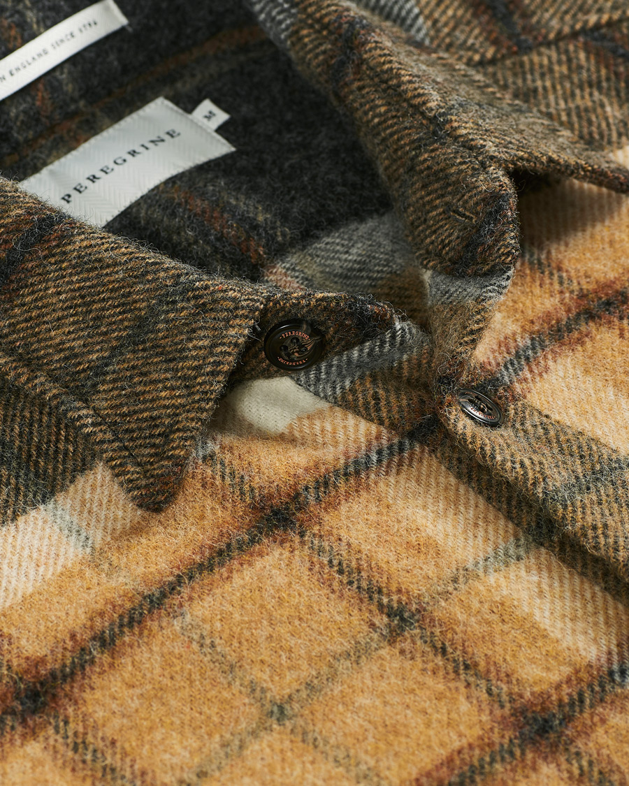 Herren | Hemden | Peregrine | Checked Wool Overshirt Barney