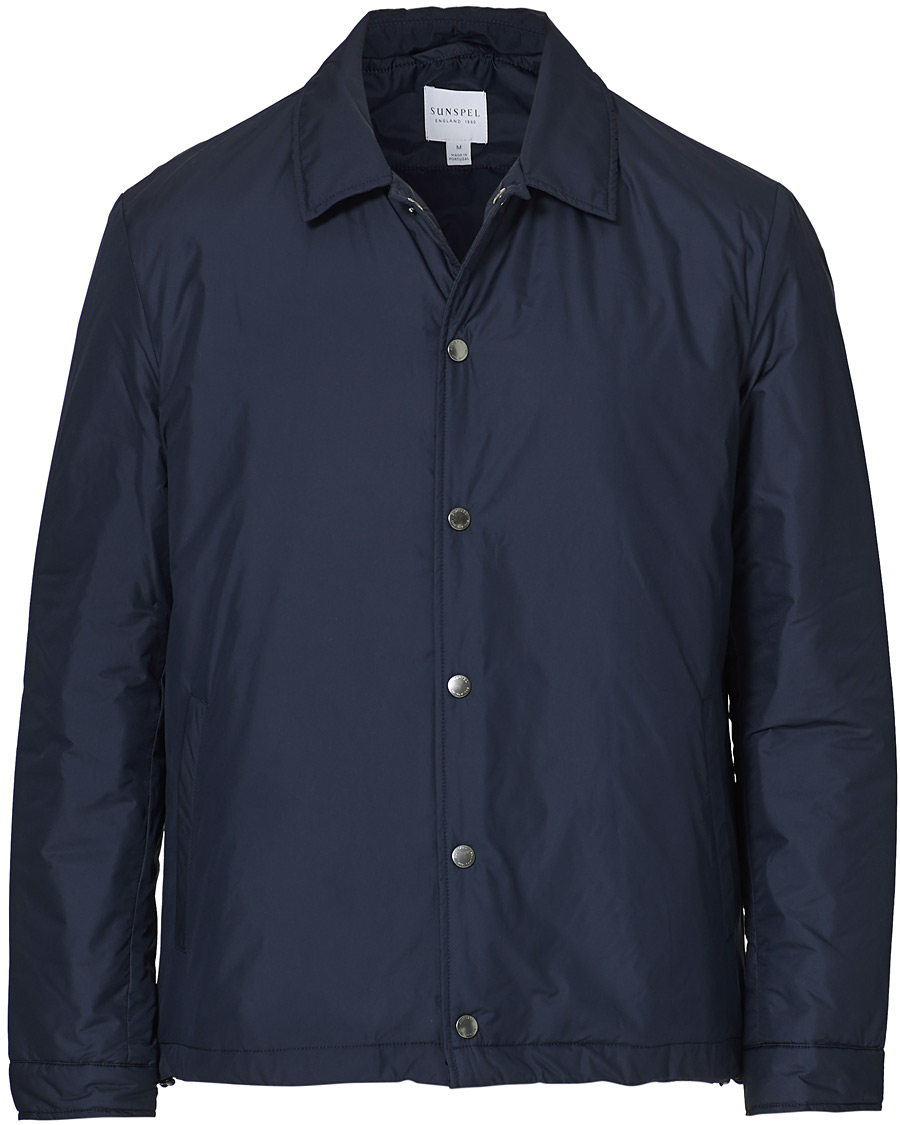 Herren | Jacken | Sunspel | Padded Coach Jacket Navy