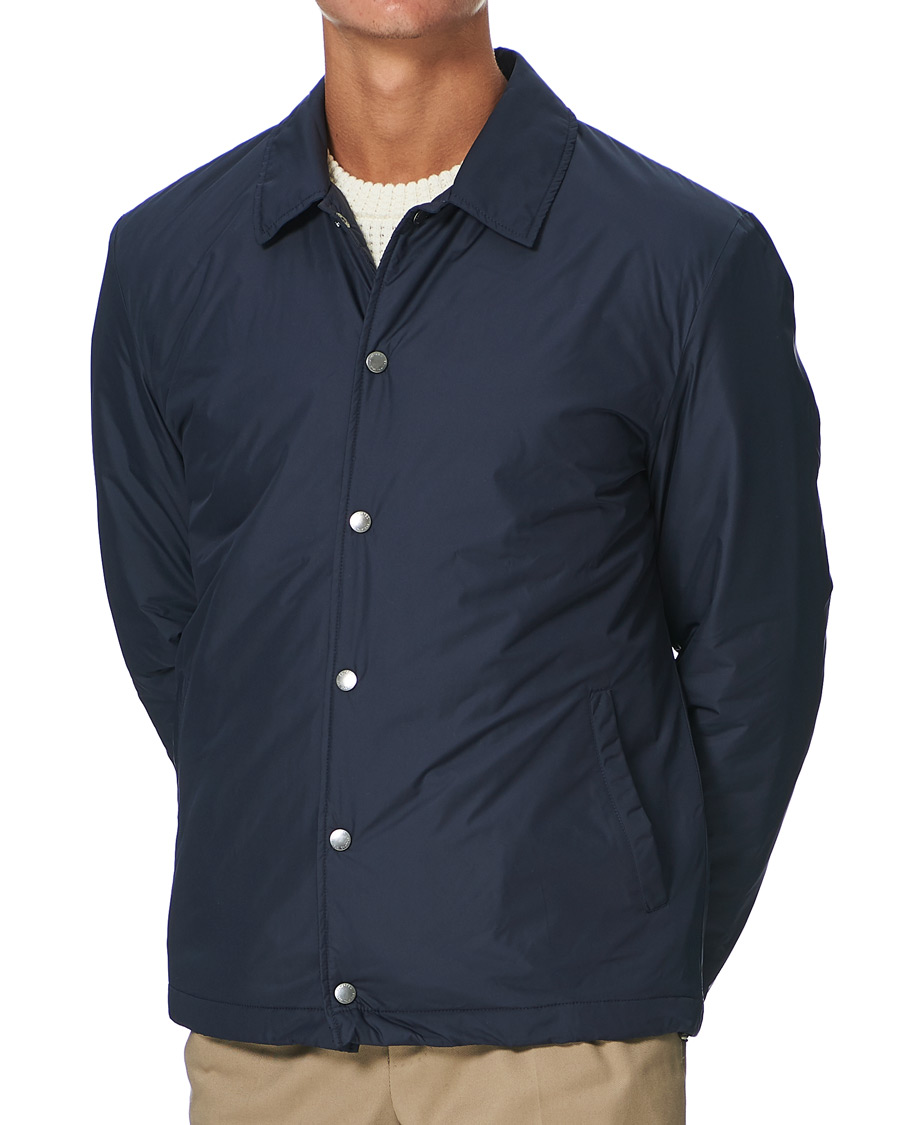 Herren | Jacken | Sunspel | Padded Coach Jacket Navy