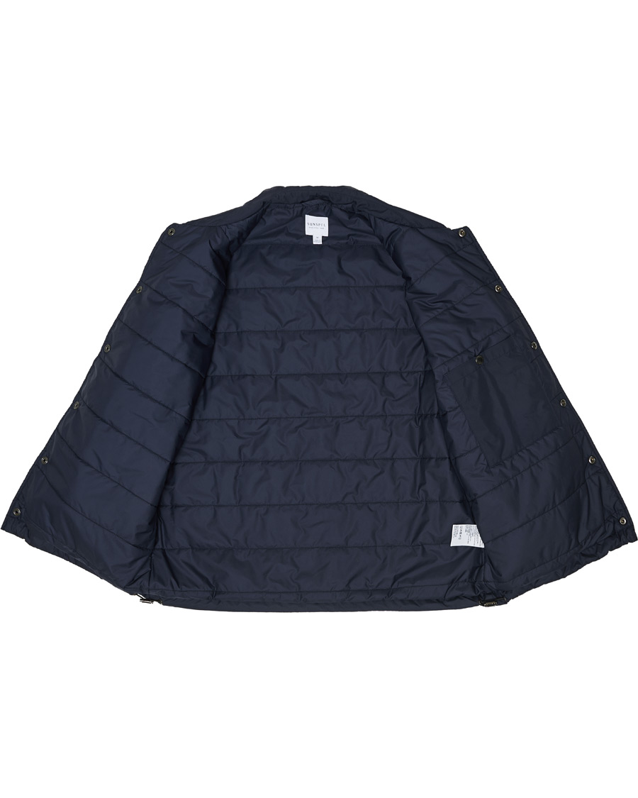 Herren | Jacken | Sunspel | Padded Coach Jacket Navy