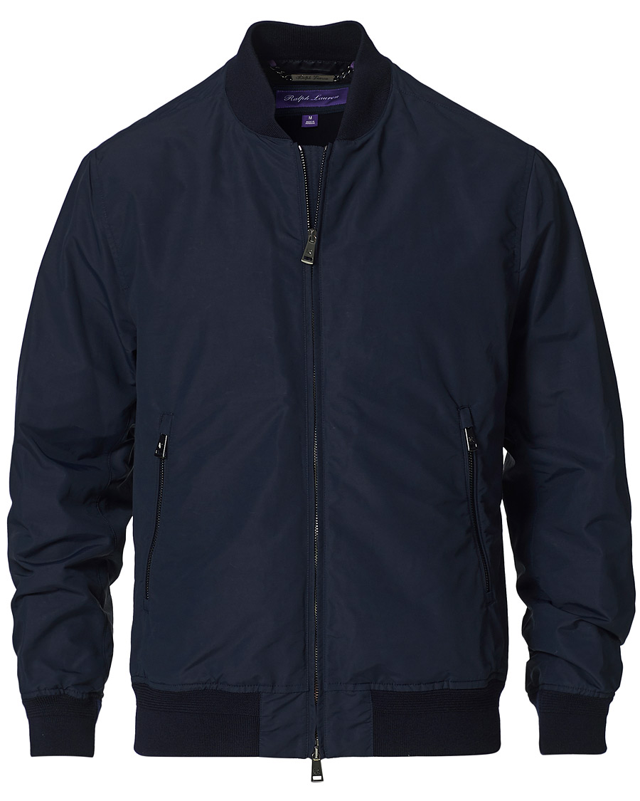 Herren | Jacken | Ralph Lauren Purple Label | Drayton Lined Bomber Jacket Chairman Navy