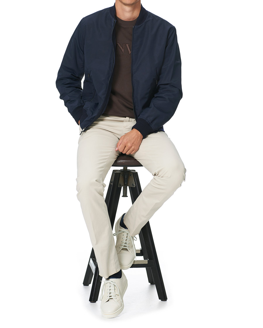 Herren | Jacken | Ralph Lauren Purple Label | Drayton Lined Bomber Jacket Chairman Navy