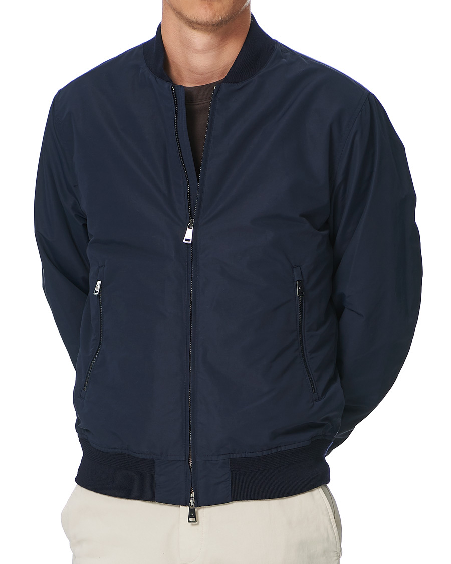 Herren | Jacken | Ralph Lauren Purple Label | Drayton Lined Bomber Jacket Chairman Navy