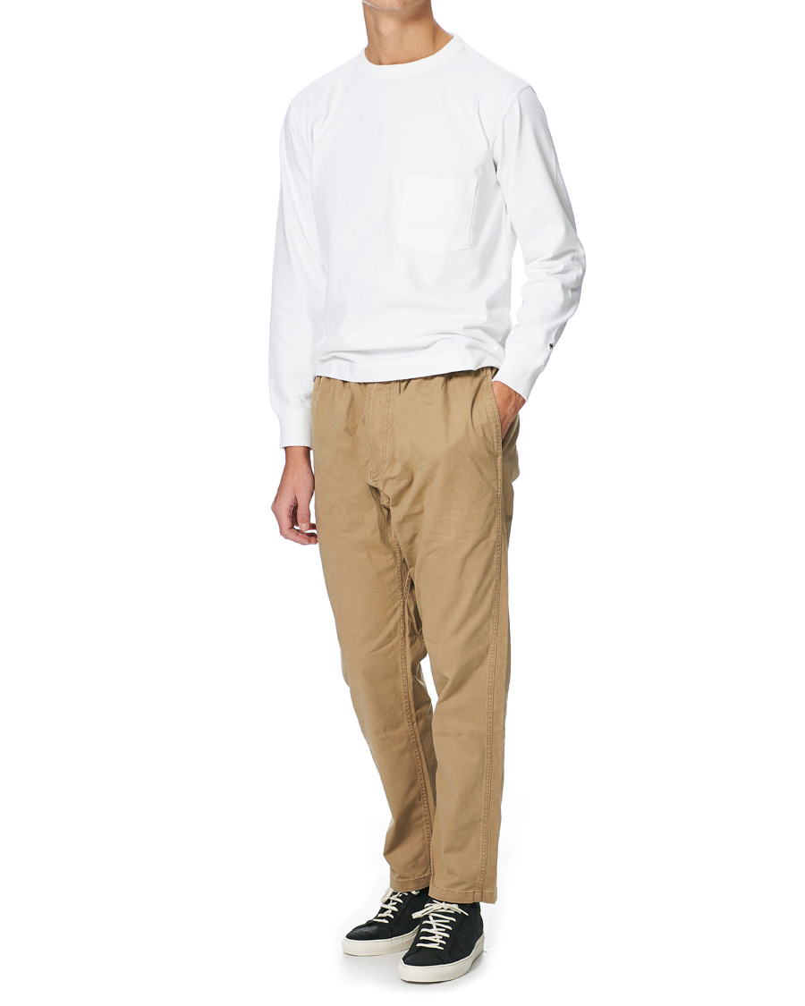 Herren | T-Shirts | Snow Peak | Heavy Cotton Long Sleeve Tee White