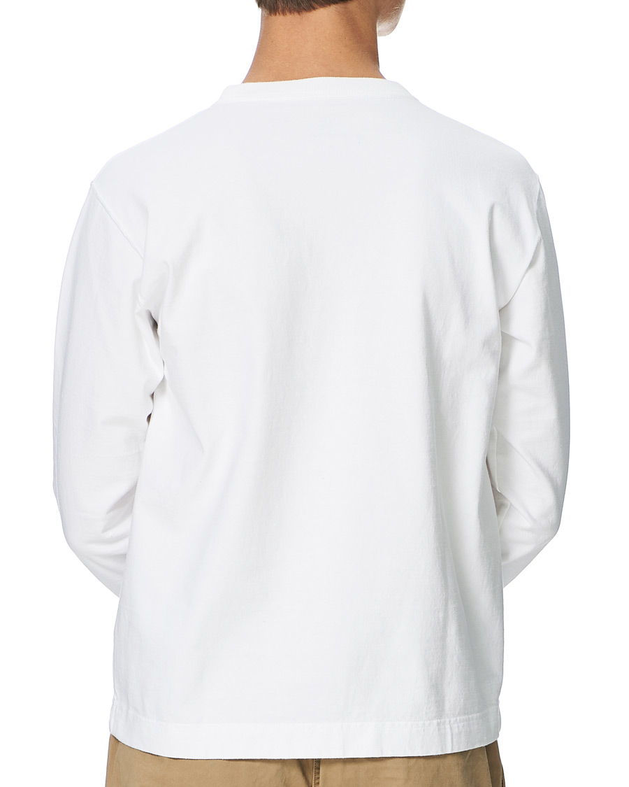 Herren | T-Shirts | Snow Peak | Heavy Cotton Long Sleeve Tee White