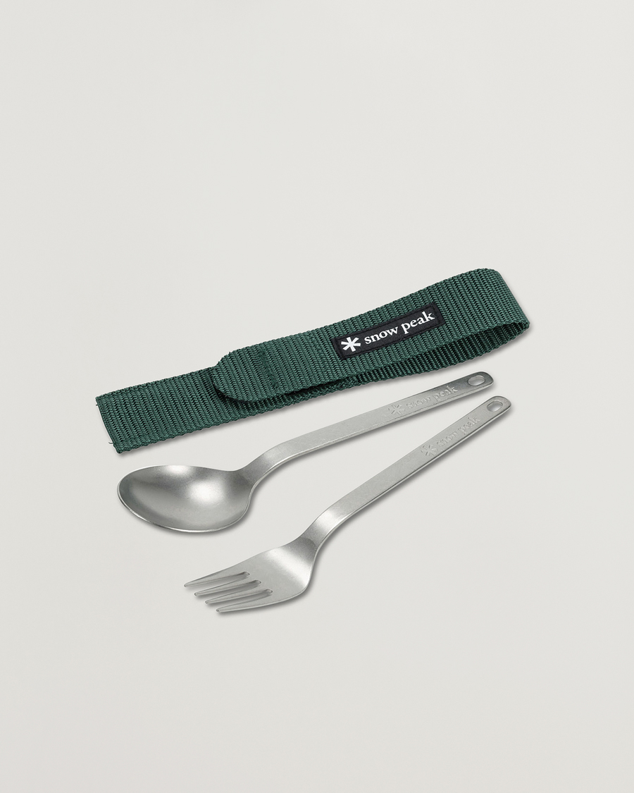 Herren | Special gifts | Snow Peak | Fork & Spoon Set Titanium