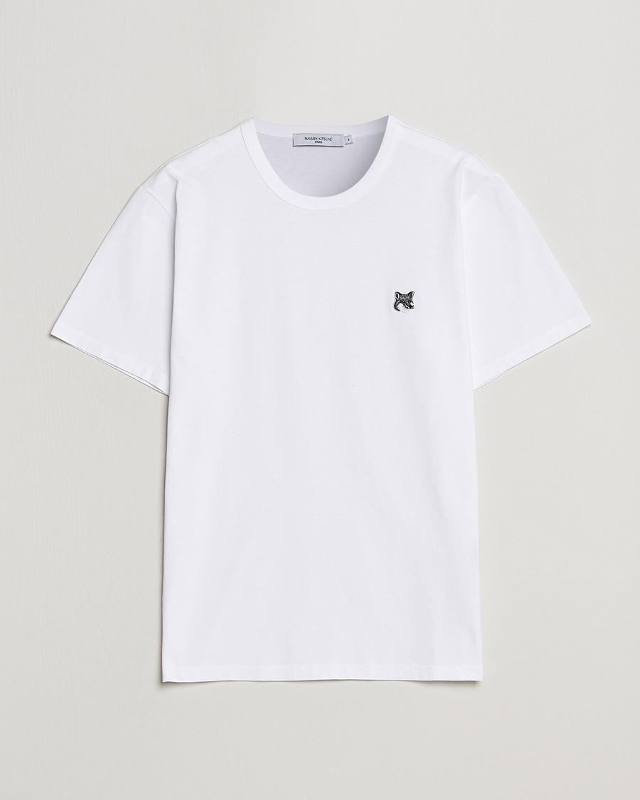 Herren | T-Shirts | Maison Kitsuné | Grey Fox Head Tee White