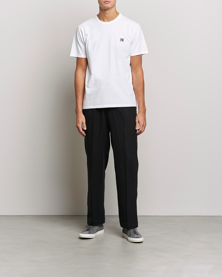 Herren | T-Shirts | Maison Kitsuné | Grey Fox Head Tee White