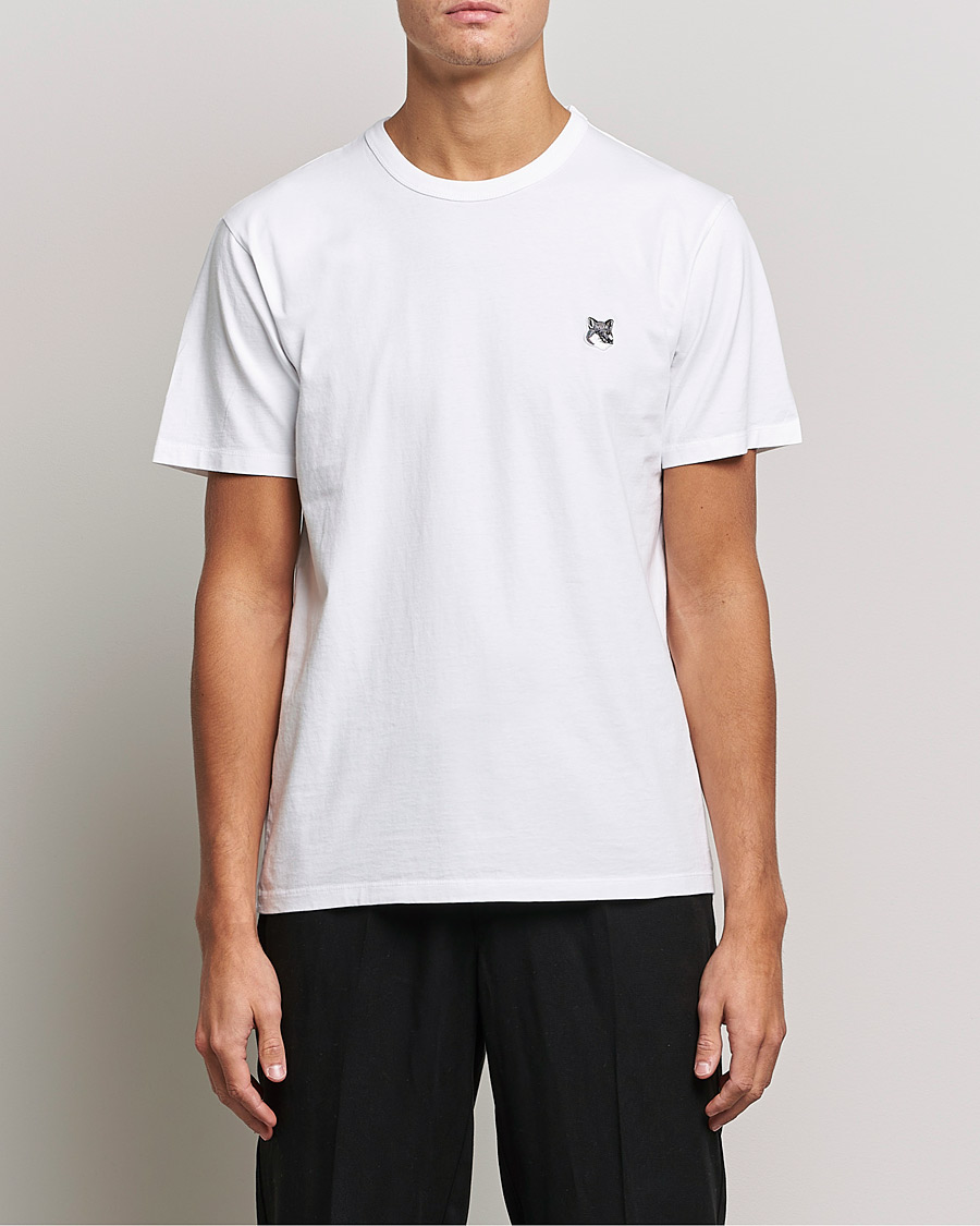 Herren | T-Shirts | Maison Kitsuné | Grey Fox Head Tee White