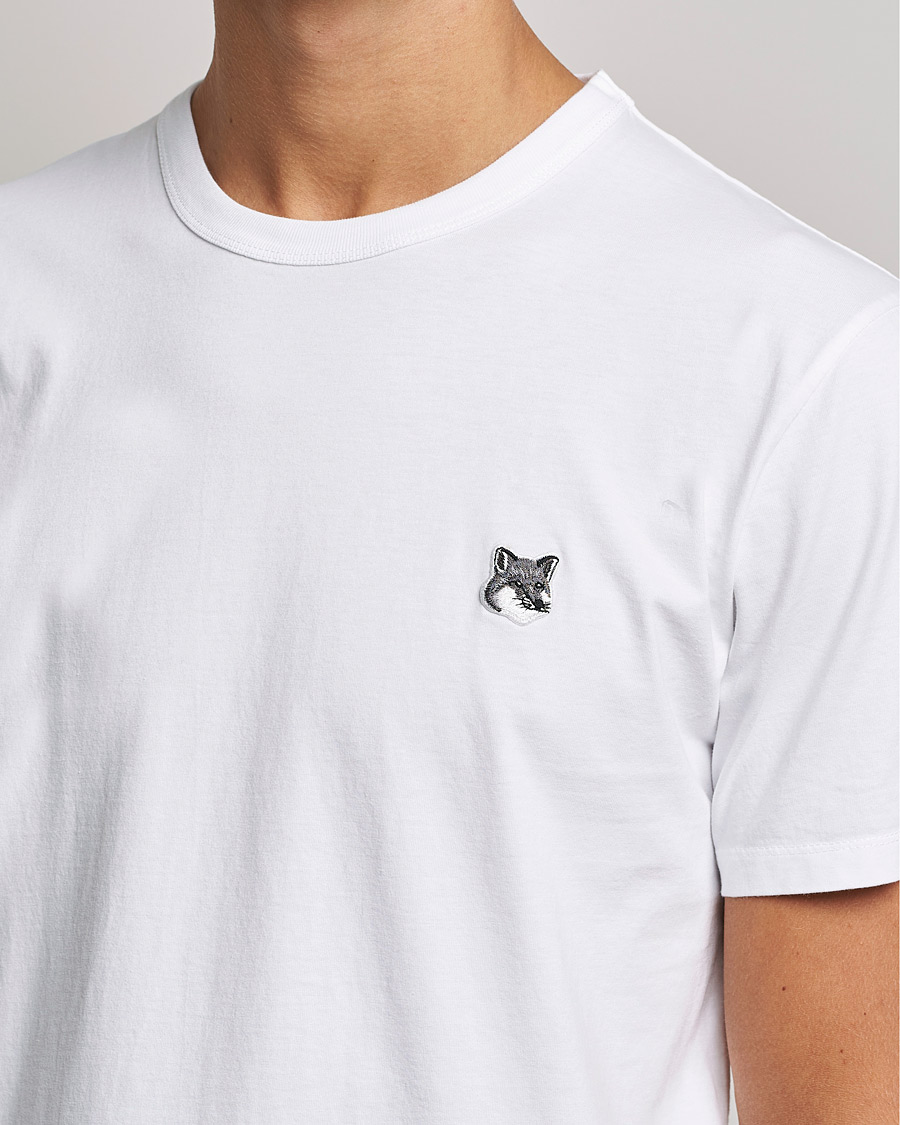 Herren | T-Shirts | Maison Kitsuné | Grey Fox Head Tee White