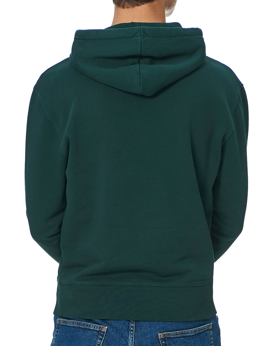 Herren | Pullover | Maison Kitsuné | Grey Fox Head Hoodie Dark Green