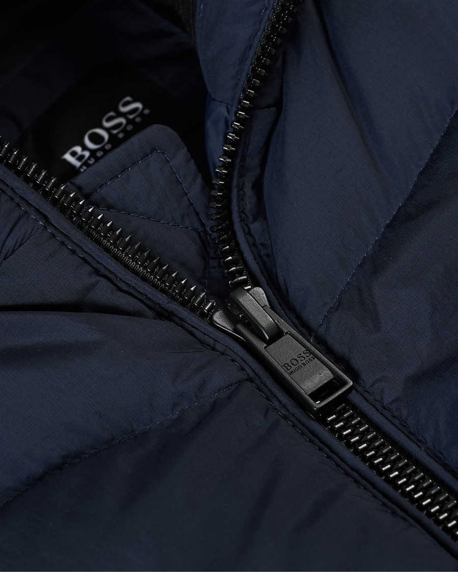 Herren | Jacken | BOSS ORANGE | BOSS Casual Otu Hooded Down Jacket Dark Blue