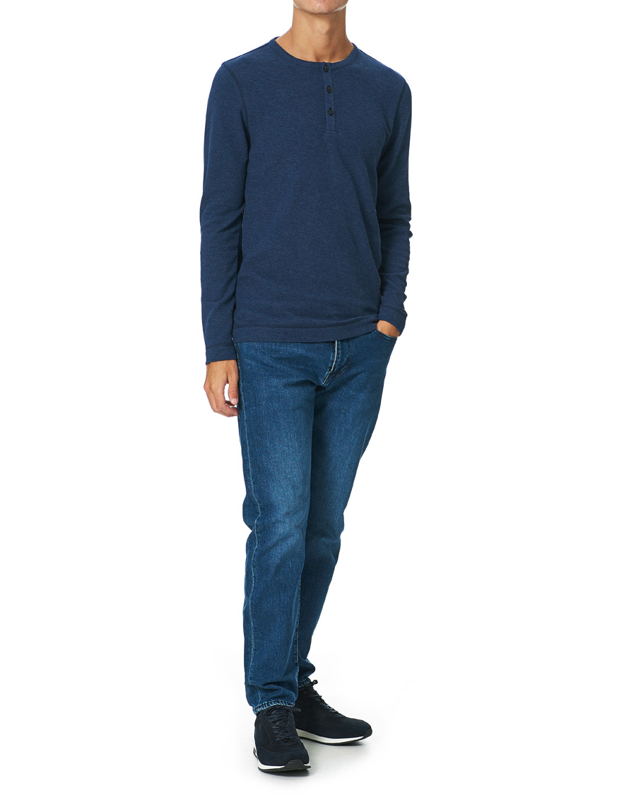 Herren | Pullover | BOSS ORANGE | BOSS Casual Trix Fine Waffle Heather Dark Blue