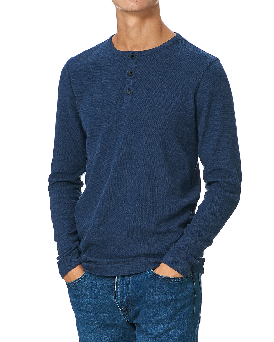 Herren | Pullover | BOSS ORANGE | BOSS Casual Trix Fine Waffle Heather Dark Blue