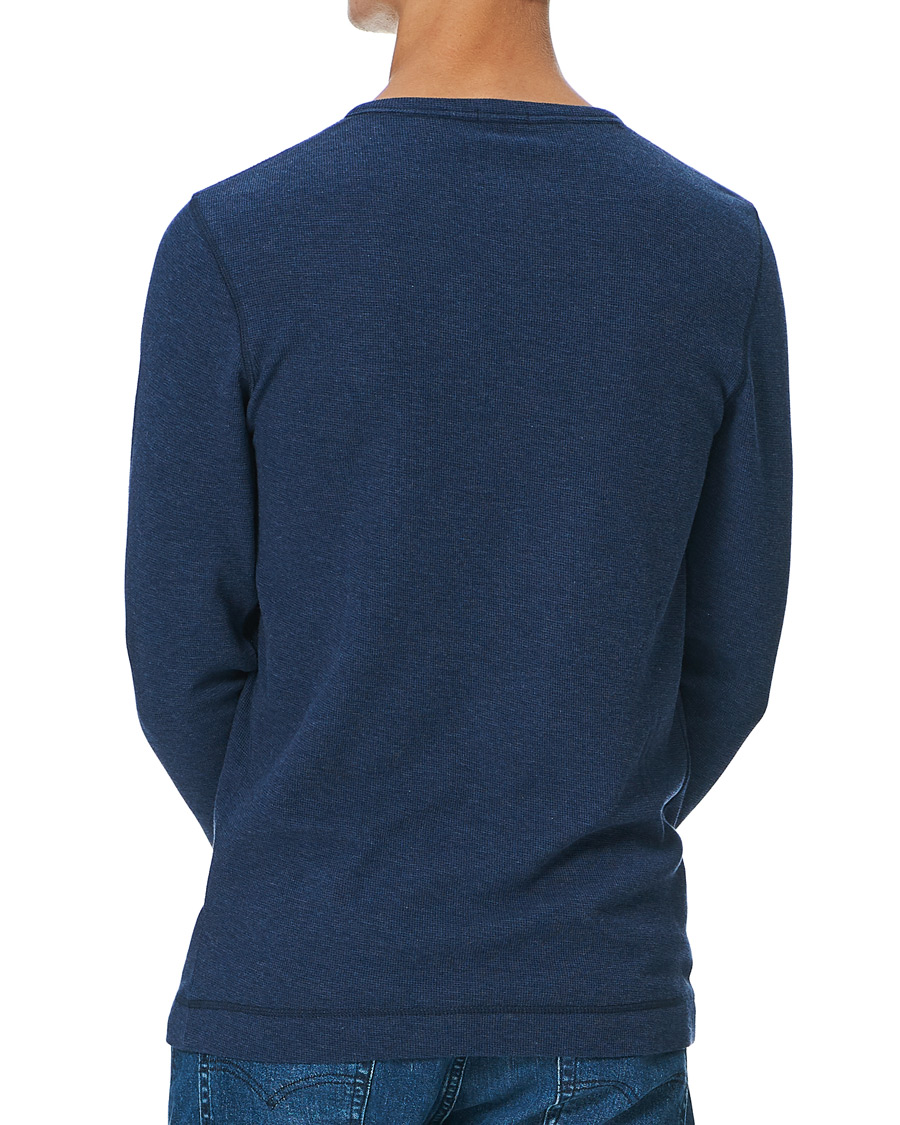Herren | Pullover | BOSS ORANGE | BOSS Casual Trix Fine Waffle Heather Dark Blue