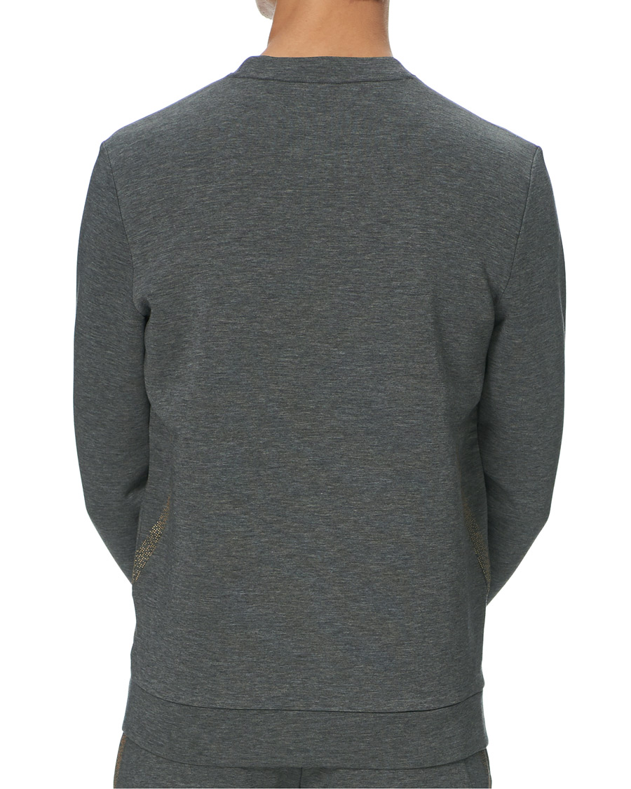 Herren | Pullover | BOSS GREEN | BOSS Athleisure Salbo Iconic Crew Neck Sweatashirt Medium Grey