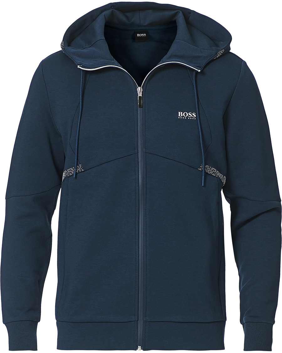 BOSS Athleisure Saggy Full Zip Hoodie Navy