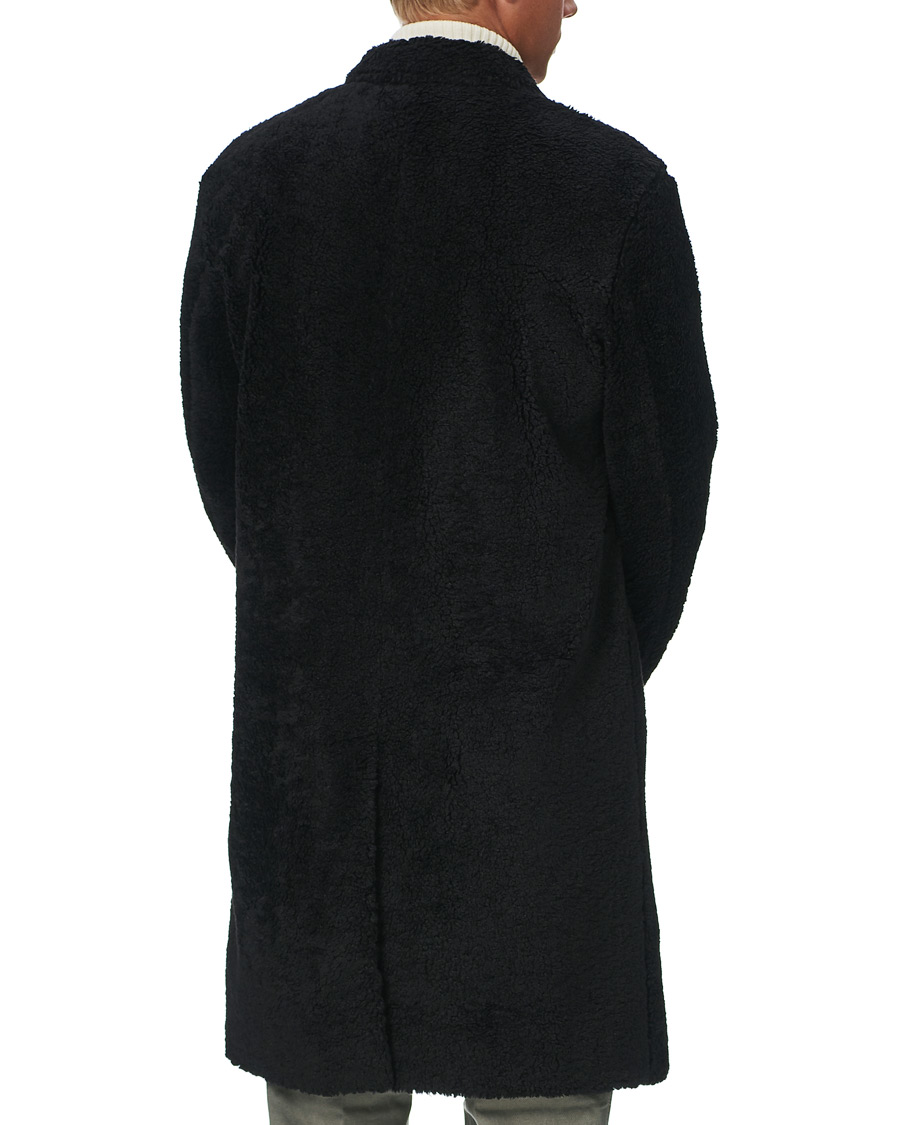 Herren | Jacken | HUGO | Merlon Fake Fur Coat Black