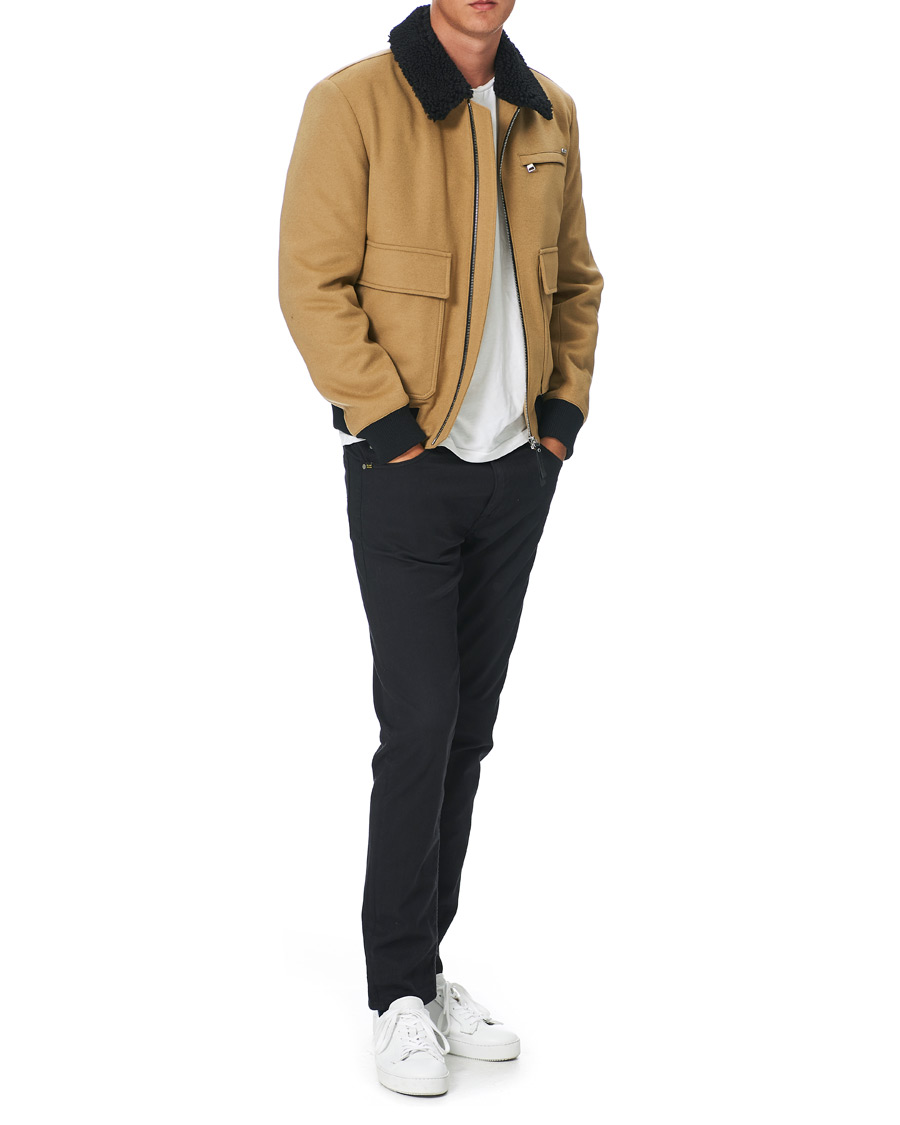 Herren | Jacken | HUGO | Bavi Shearling Jacket Medium Beige