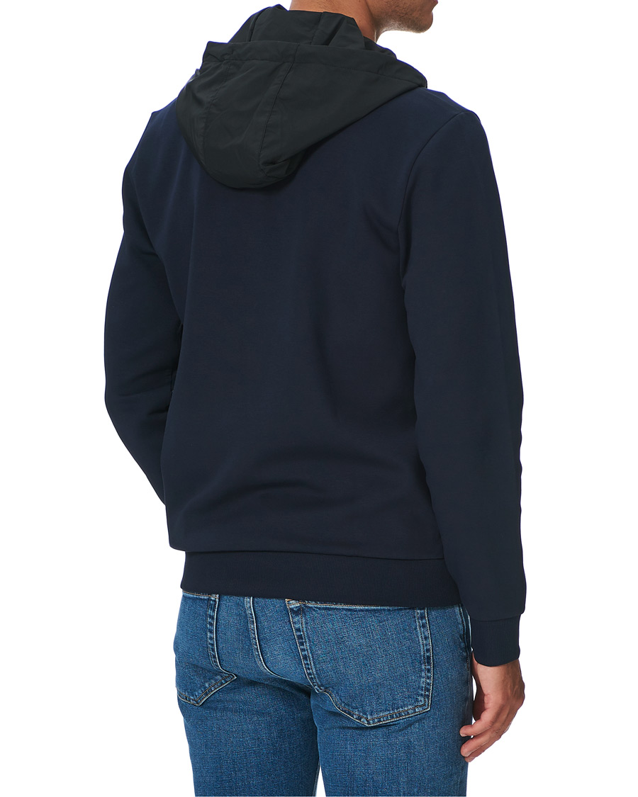 Herren | Pullover | HUGO | Dintonic Shine Full Zip Hoodie Dark Blue