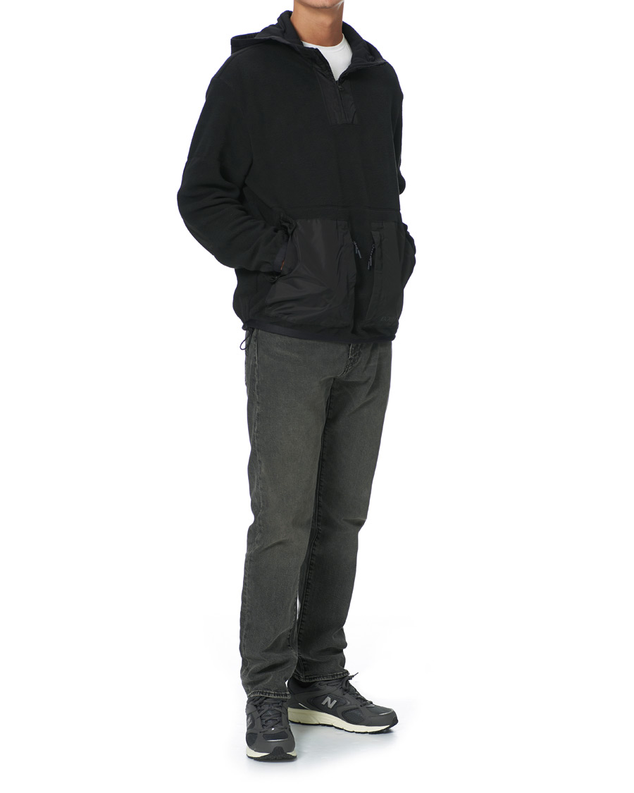 Herren | Pullover | HUGO | Daymans Fleece Half Zip Sweater Black