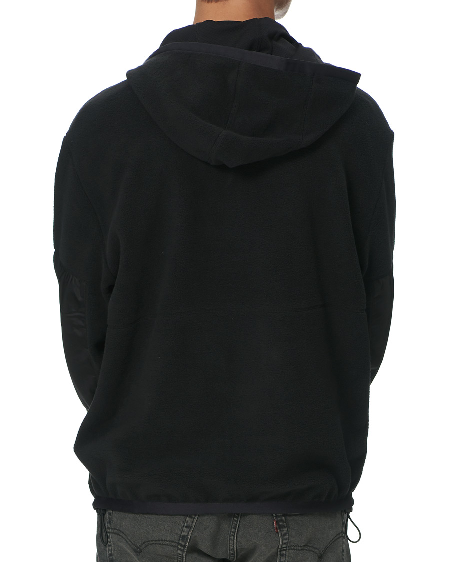 Herren | Pullover | HUGO | Daymans Fleece Half Zip Sweater Black