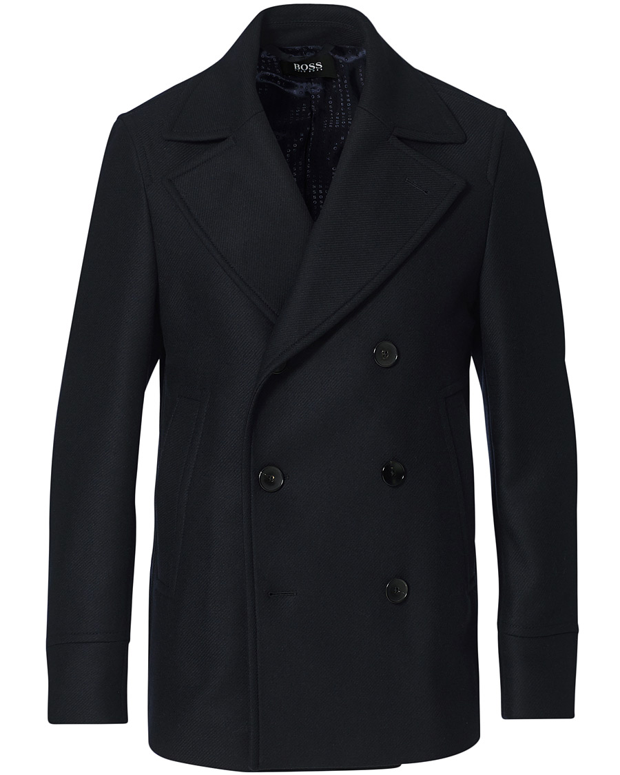 Herren | Jacken | BOSS BLACK | BOSS Hyde Peacoat Dark Blue