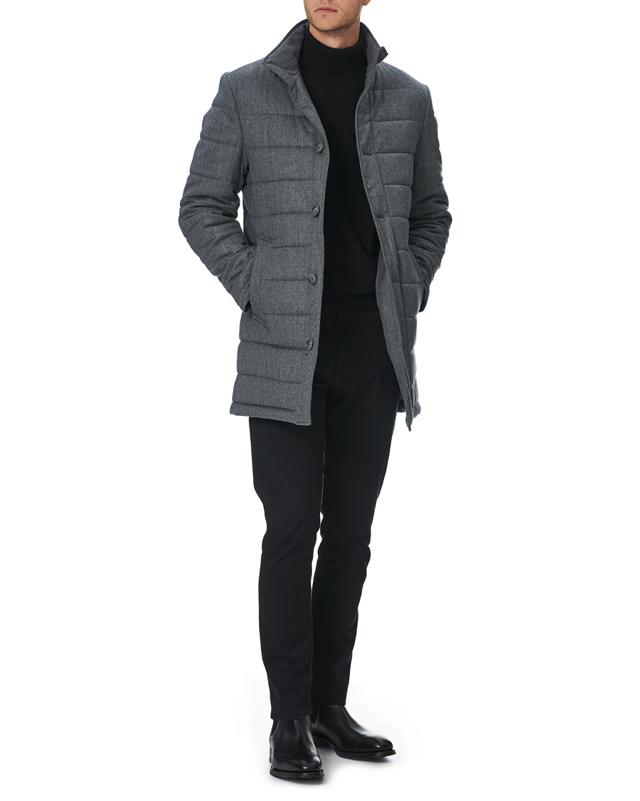 Herren | Jacken | BOSS BLACK | BOSS Hyde Padded Coat Light Grey