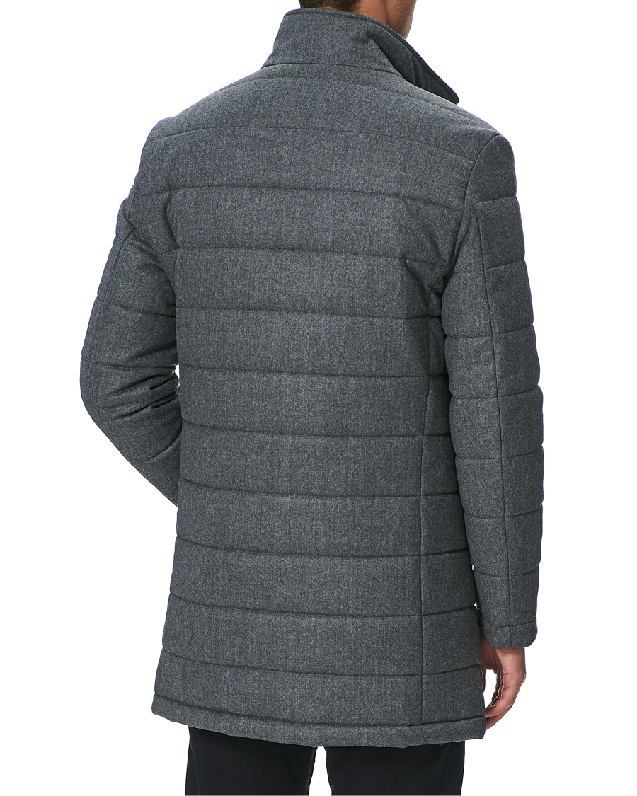 Herren | Jacken | BOSS BLACK | BOSS Hyde Padded Coat Light Grey