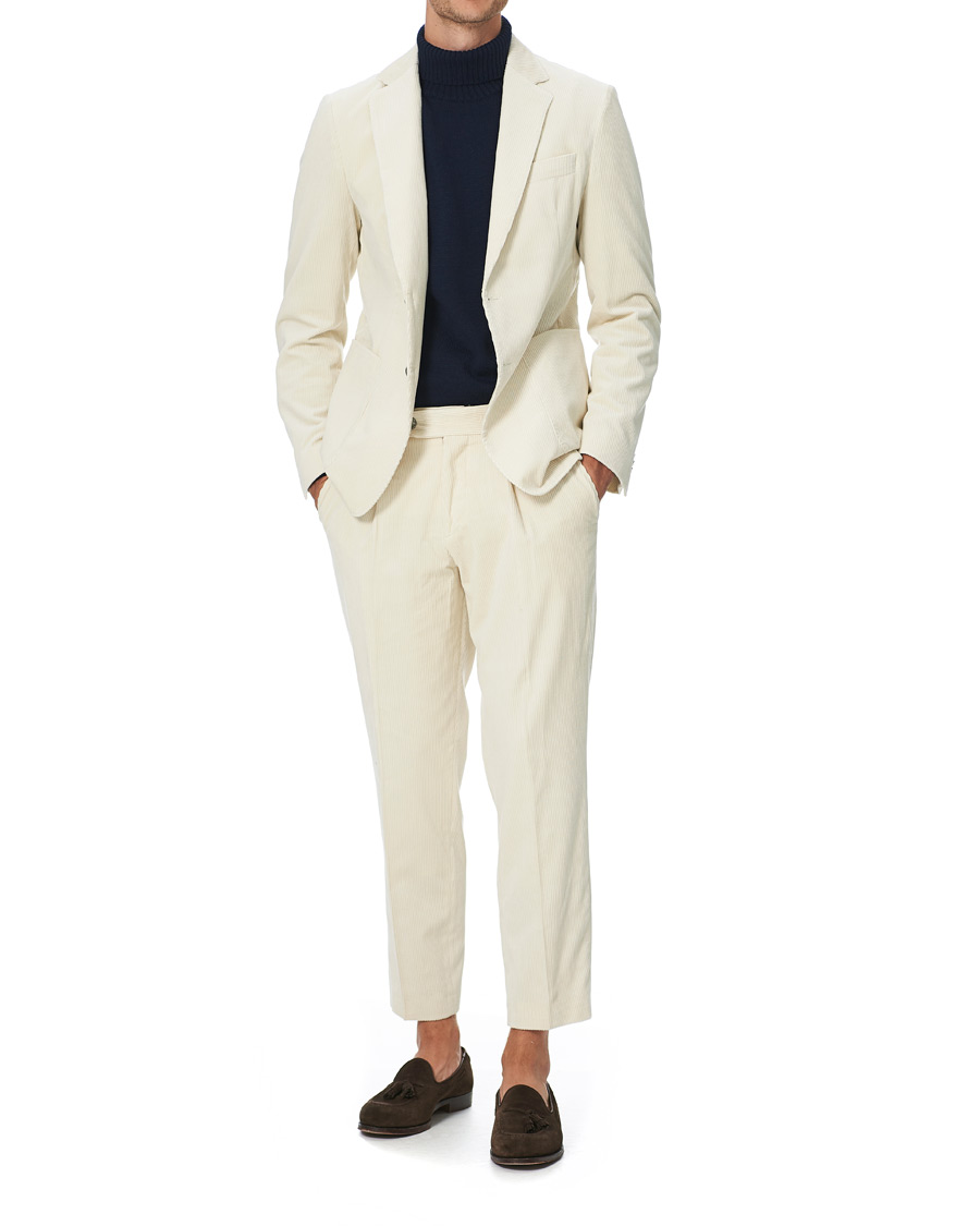 Herren | Sakkos | BOSS BLACK | BOSS Hanry Corduroy Patch Pocket Blazer Open White