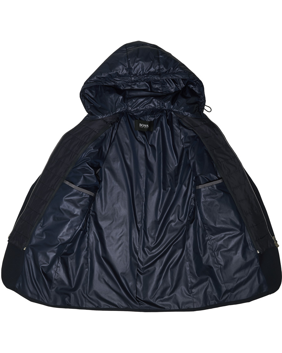 Herren | Jacken | BOSS BLACK | BOSS Hanry Hooded Blazer Jacket Dark Blue