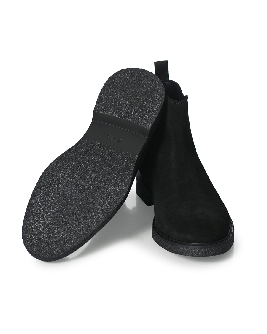 Herren | BOSS Tunley Suede Chelsea Boots Black | BOSS BLACK | BOSS Tunley Suede Chelsea Boots Black